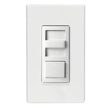 IllumaTech 120V 600W White 3 Way Slide Dimmer Switch 3423365