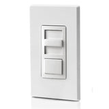 IllumaTech 120V 600W White 3 Way Slide Dimmer Switch 3423365