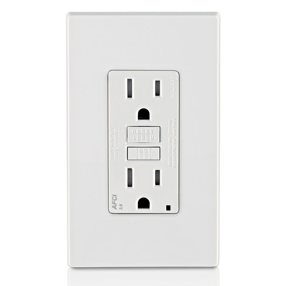 SmartlockPro AFCI Outlet 15A 125V 2 Pole Duplex White 3467941