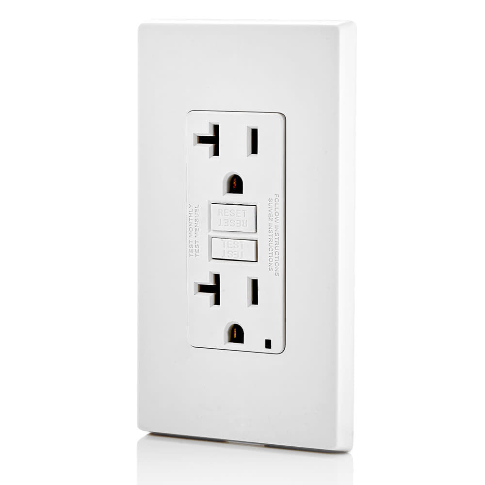 SmartlockPro GFCI Outlet 20A 125V White NEMA 5-20R 3533080