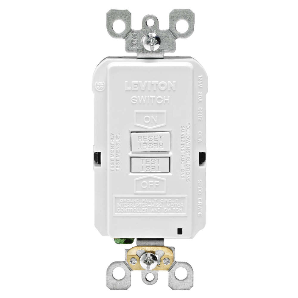 SmartlockPro GFCI Outlet 20A 125V Duplex White NEMA 5-20R 3533122