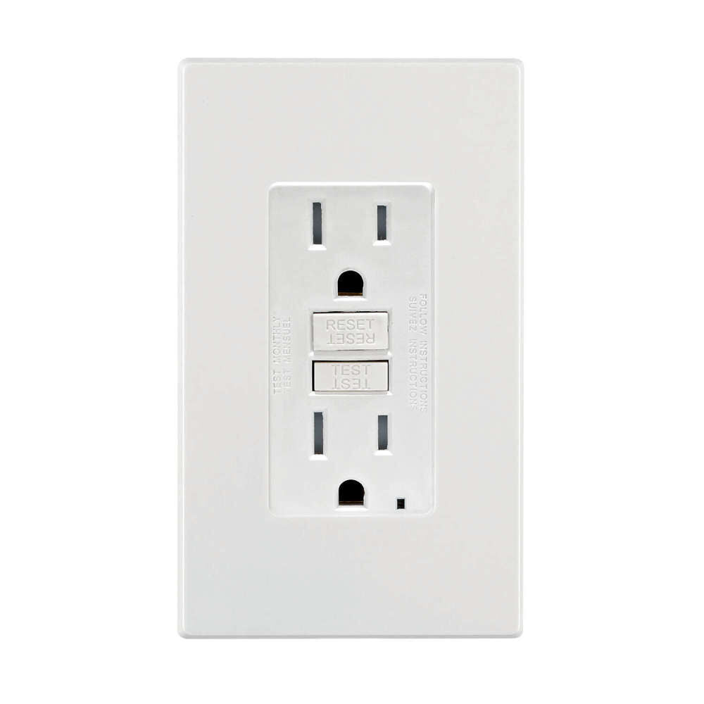 SmartlockPro GFCI Outlet 15A 125V White NEMA 5-15R 3533668