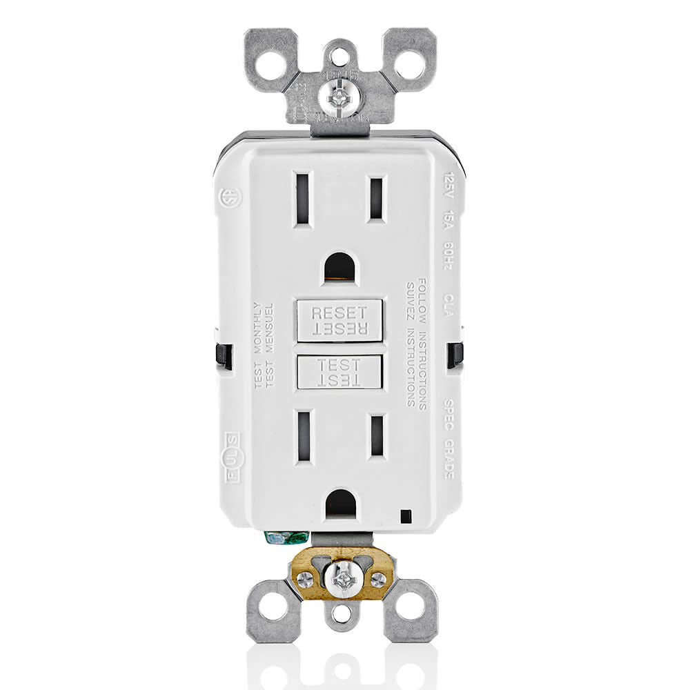 SmartlockPro GFCI Outlet 15A 125V White NEMA 5-15R 3533668