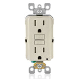 SmartlockPro GFCI Outlet 15A 125V Light Almond NEMA 5-15R 3533700