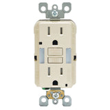 SmartlockPro NEMA GFCI Outlet 15A 125V Duplex Light Almond 3533767