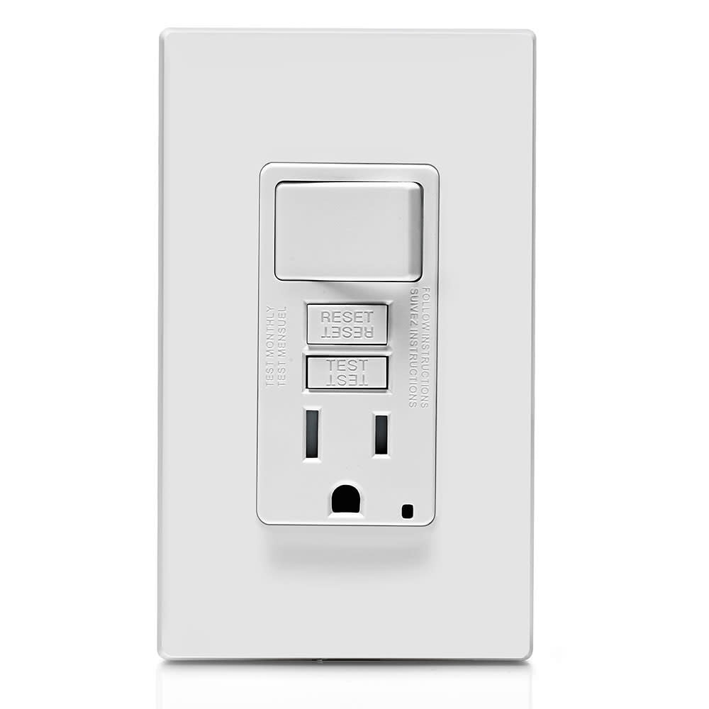 SmartlockPro GFCI Outlet 15A 125V White NEMA 5-15R 3534088