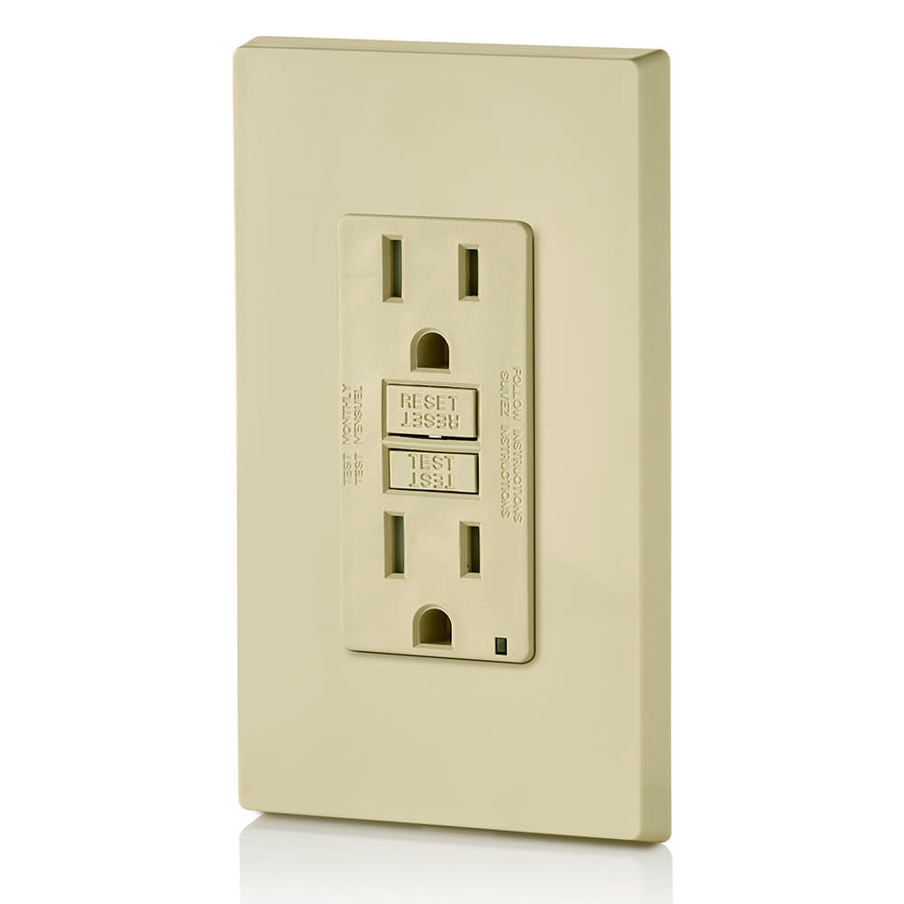 SmartlockPro GFCI Outlet 15A 125V Ivory NEMA 5-15R 3534096