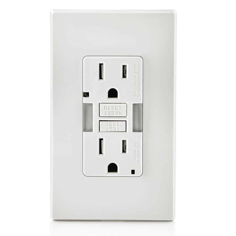 SmartlockPro GFCI Outlet 15A 125V Duplex White NEMA 5-15R 3534120