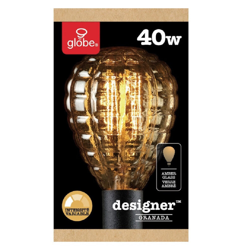 Designer Granada Incandescent Light Bulb 40W 3806817