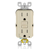 SmartlockPro AFCI/GFCI Outlet 15A 125V Duplex Light Almond 3809449