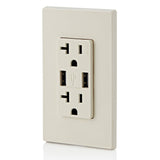 20A 125V Light Almond Combination Duplex Receptacle/Outlet 3809472