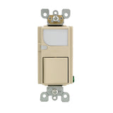 15A 120VAC Ivory Combination Decora Switch with LED Light 3809589