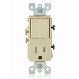 15A Ivory Combination Decora Switch & Receptacle/Outlet 3809688