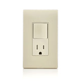 Decora Switch & Receptacle/Outlet 15A Light Almond Combination 3809696