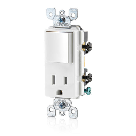 Combination Decora Switch & Receptacle/Outlet 15A White 3809704