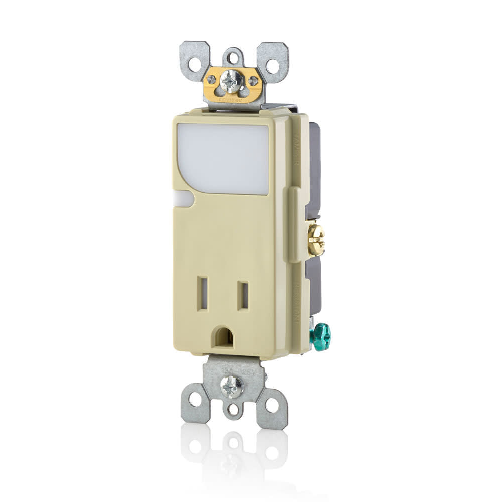 15A 125VAC Ivory Combination Decora Receptacle/Outlet 3809712