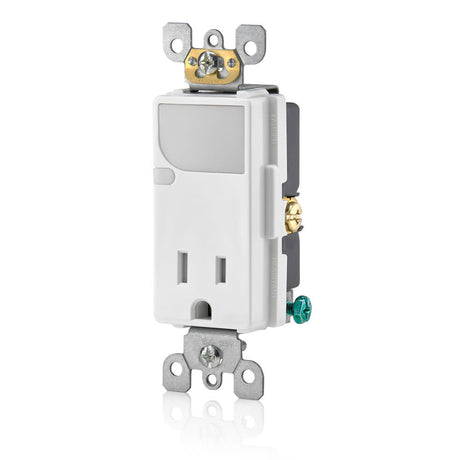 15A 125VAC White Combination Decora Receptacle/Outlet 3809720