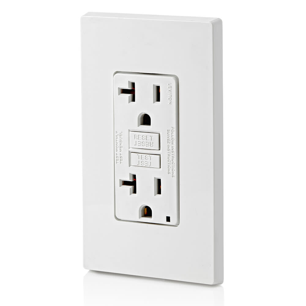 SmartlockPro GFCI Outlet 20A 125V 5-20R White Duplex 3895547