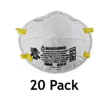 8210 N95 Safety Mask Disposable 20 Pack 46457K