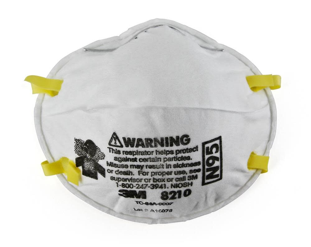 8210 N95 Safety Mask Disposable 20 Pack 46457K