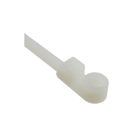 8in Natural Self-Locking Screw Mount Cable Tie 100pk 59296