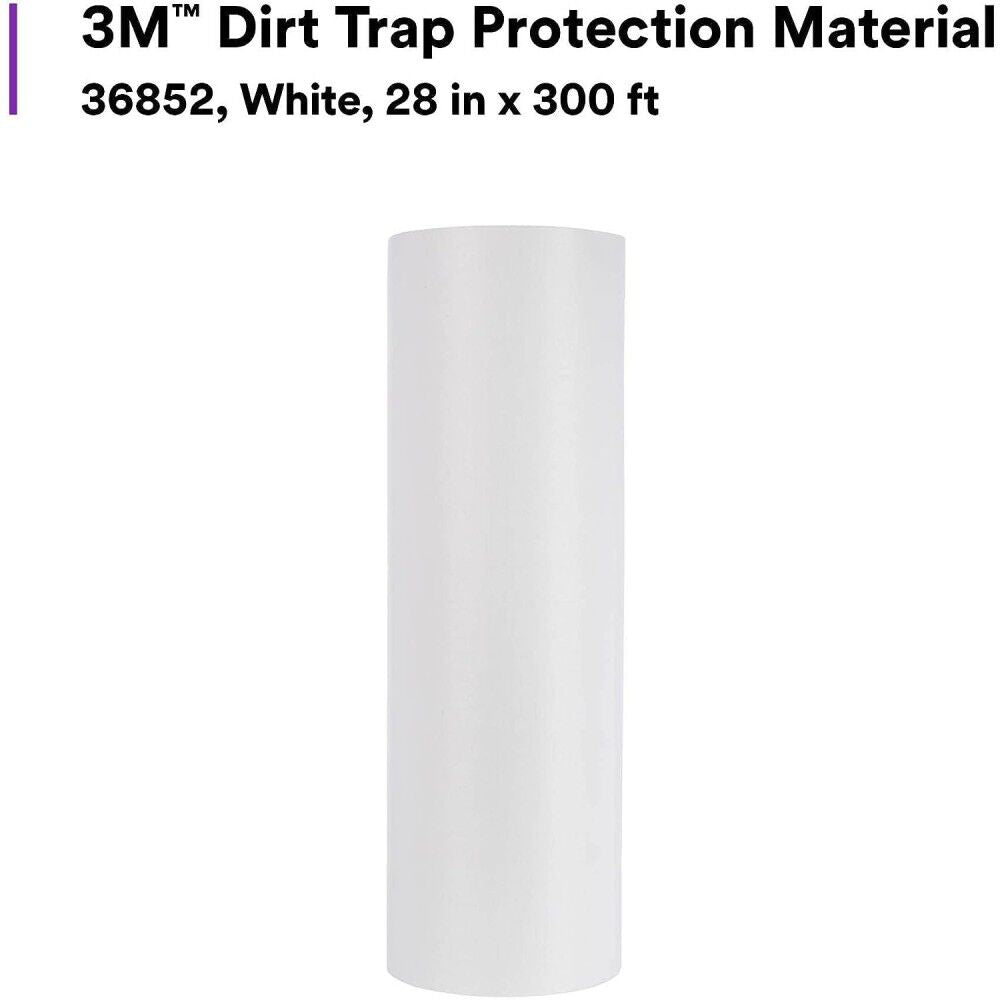 Dirt Trap Protection Material White 28 in x 300 Ft. 36852