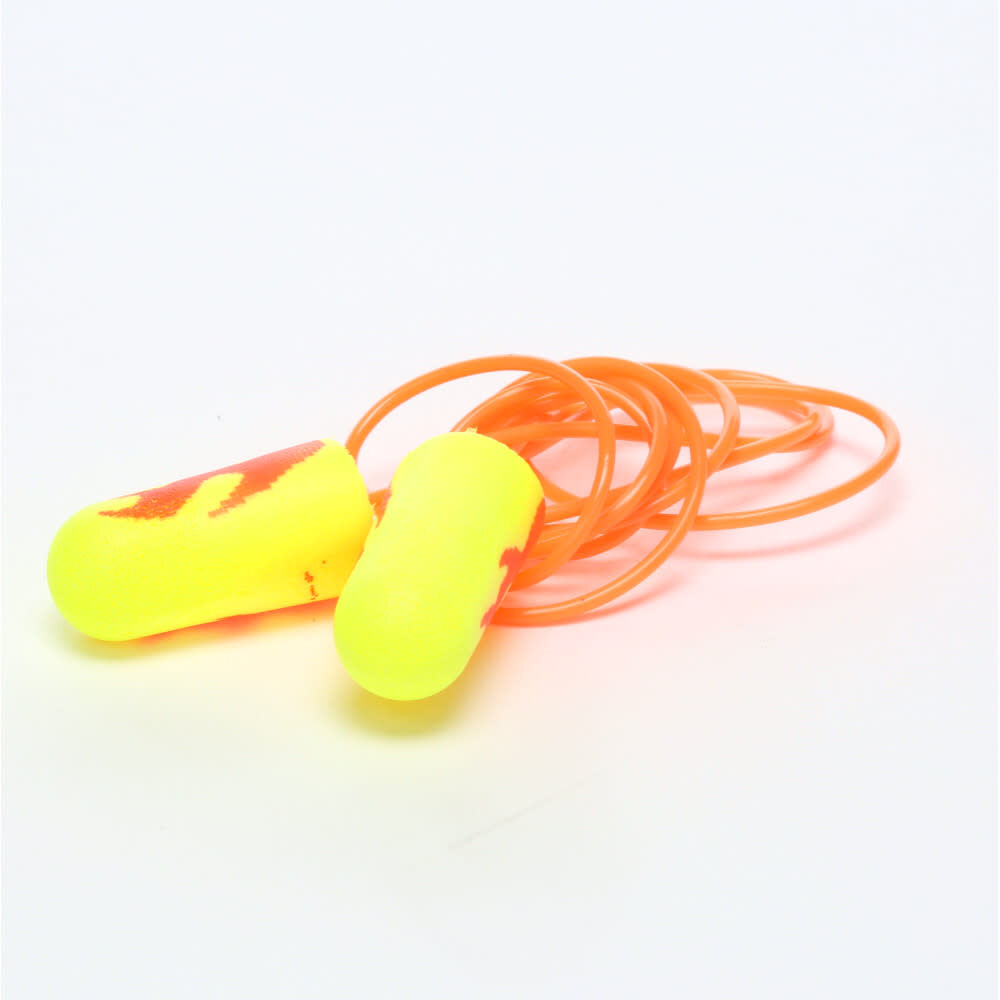 E-A-Rsoft Yellow Neon Blasts Earplugs 311-1252 Corded 200pk 8052911035