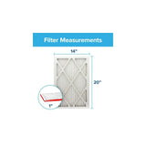 Filtrete 1000 MPR 14 x 20 x 1 Inch Allergen Defense Air Filter 4 Pack 9805-4