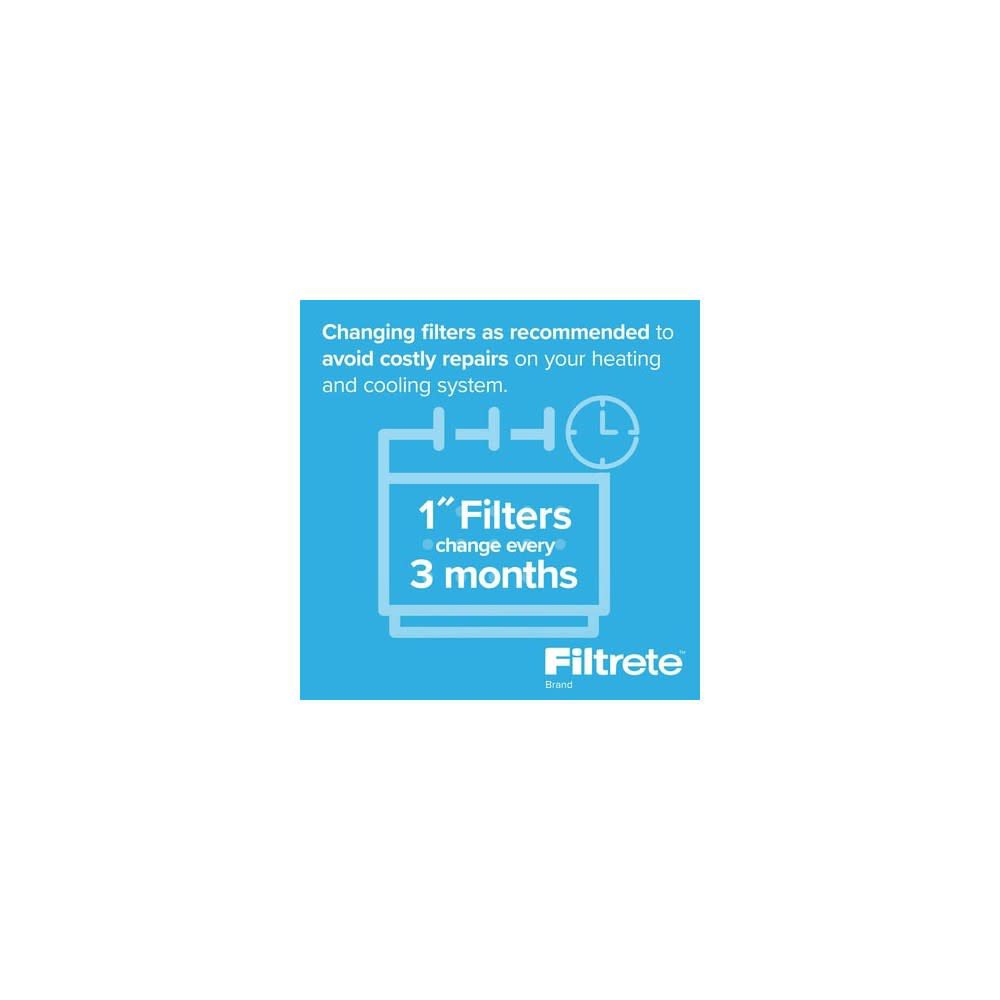 Filtrete 1500 MPR 16 x 25 x 1 Inch Bacteria & Virus Air Filter 4 Pack 2001-4