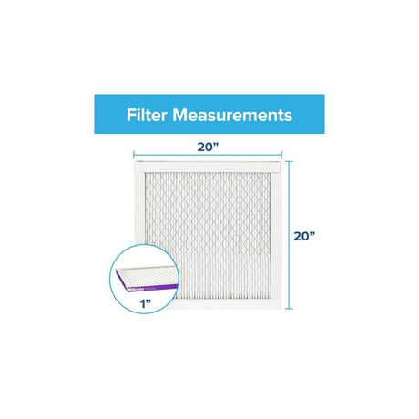 Filtrete 1500 MPR 20 x 20 x 1 Inch Bacteria & Virus Air Filter 4 Pack 2002-4-HR