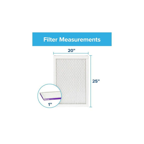 Filtrete 1500 MPR 20 x 25 x 1 Inch Bacteria & Virus Air Filter 4 Pack 2003-4-HR