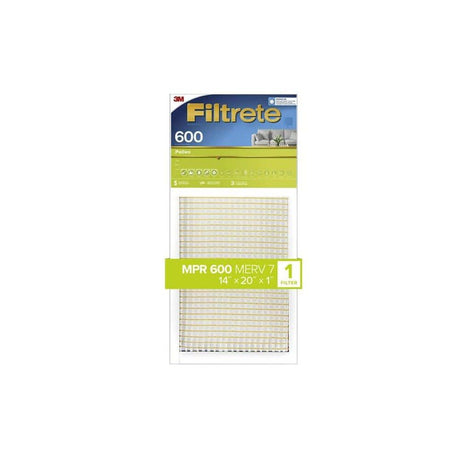 Filtrete 600 MPR 14 x 20 x 1 Inch Pollen Air Filter 4 Pack 9835-4