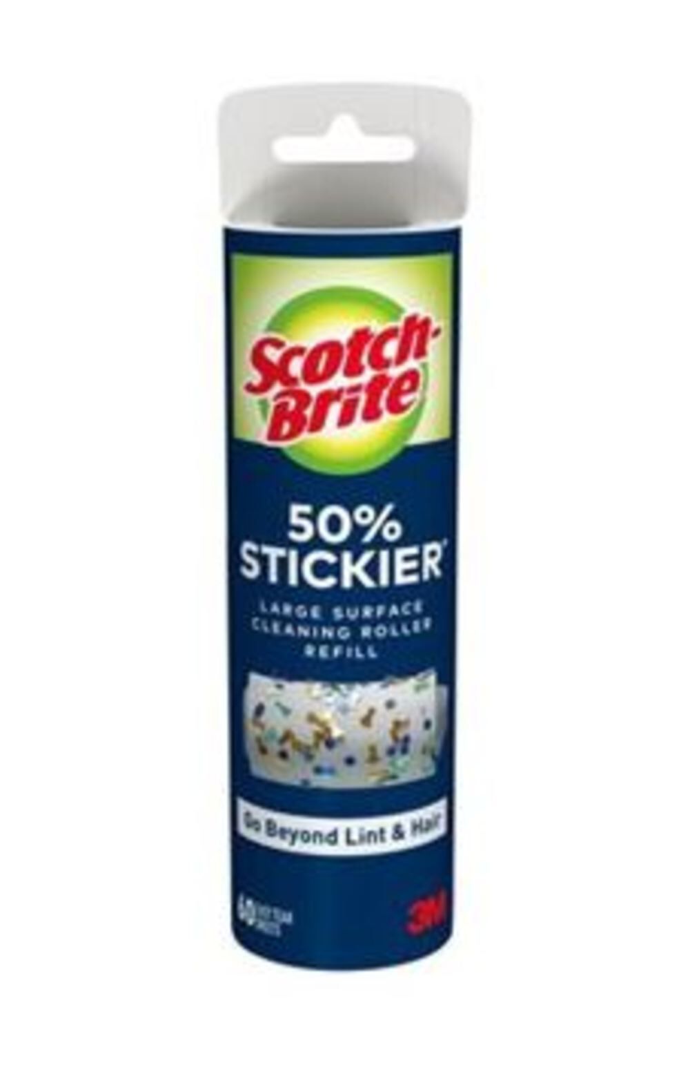 Scotch Brite 50% Stickier Large Surface Lint Roller Refill 8952954