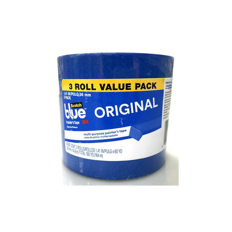 ScotchBlue Painters Tape 1.41in x 60yd Blue 3pk 1666460