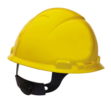 Yellow Ratchet Adjustment Non Vented Hard Hat 2618387