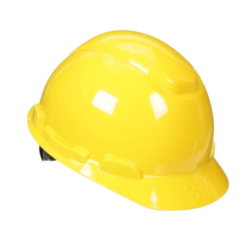 Yellow Ratchet Adjustment Non Vented Hard Hat 2618387
