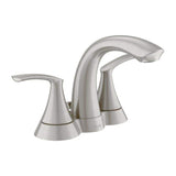 Darcy Bathroom Faucet Spot Resist Nickel 2 Handle Low Arc WS84550SRN