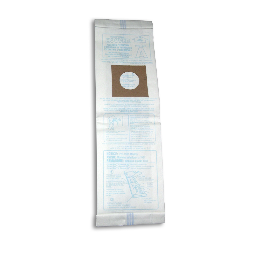 Type A Allergen Vacuum Bag 3-Pack - 4010100A 4010100A