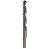 1/2-in x 6-1/8-in Black and Gold Coated Hss Jobber Length Twist Drill Bit DW1132  G