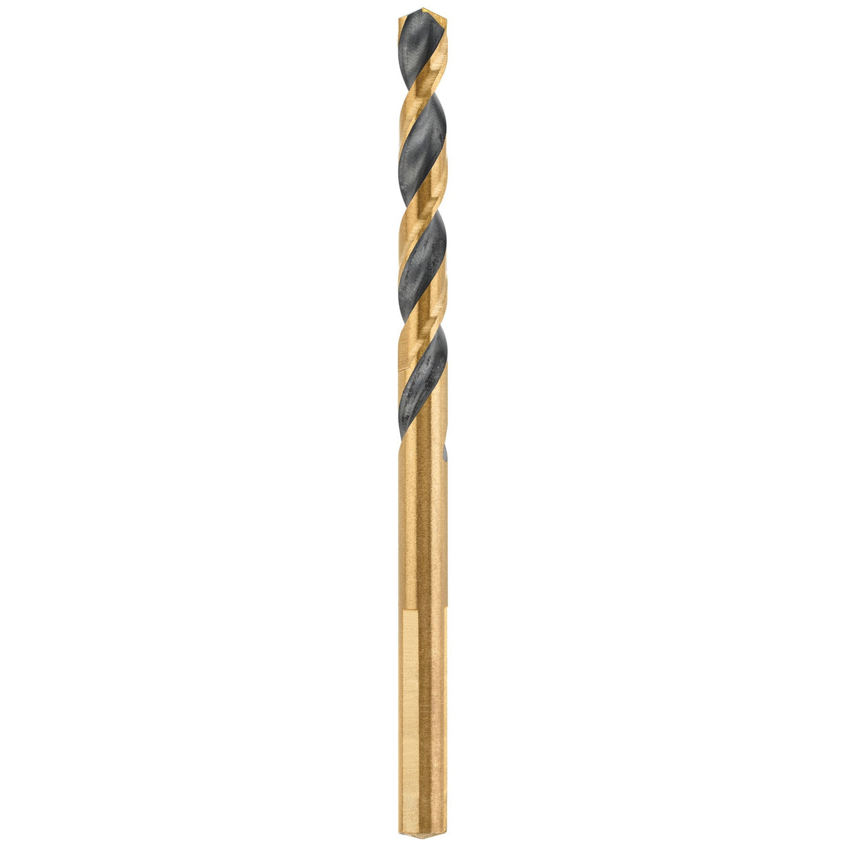 15/64-in x 3-15/16-in Black and Gold Coated Hss Jobber Length Twist Drill Bit DW1115  G