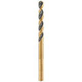 15/64-in x 3-15/16-in Black and Gold Coated Hss Jobber Length Twist Drill Bit DW1115  G