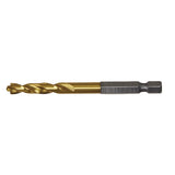 13/64-in x 4-in Titanium Nitride Coated Hss Jobber Length Twist Drill Bit DD5113