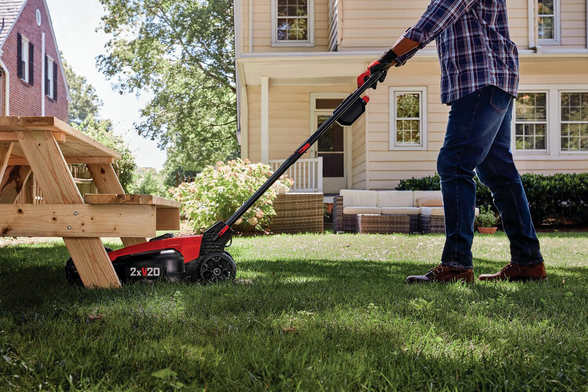 20V Max 20-in Cordless Push Lawn Mower 5 Ah (2-Batteries and Charger Included) CMCMW220P2