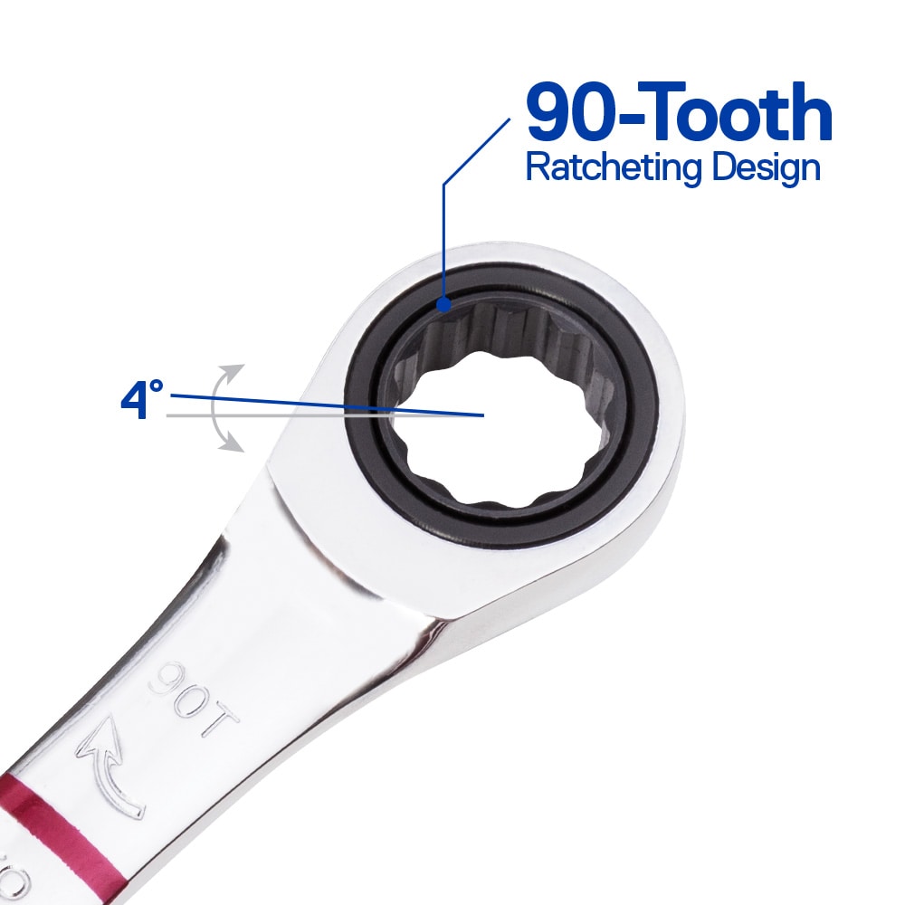 20-Piece Set Standard (SAE) and Metric Ratchet Wrench 81730