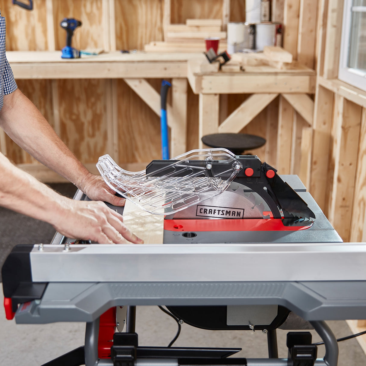 10-in 15-Amp 120-Volt Corded Portable Jobsite Table Saw with Folding Stand CMXETAX69434502