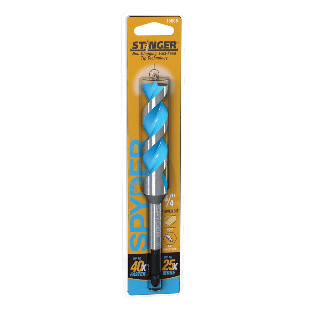 Stinger Power Bit 3/4-in x 6-1/2-in Woodboring Power Bit Drill Bit 15006