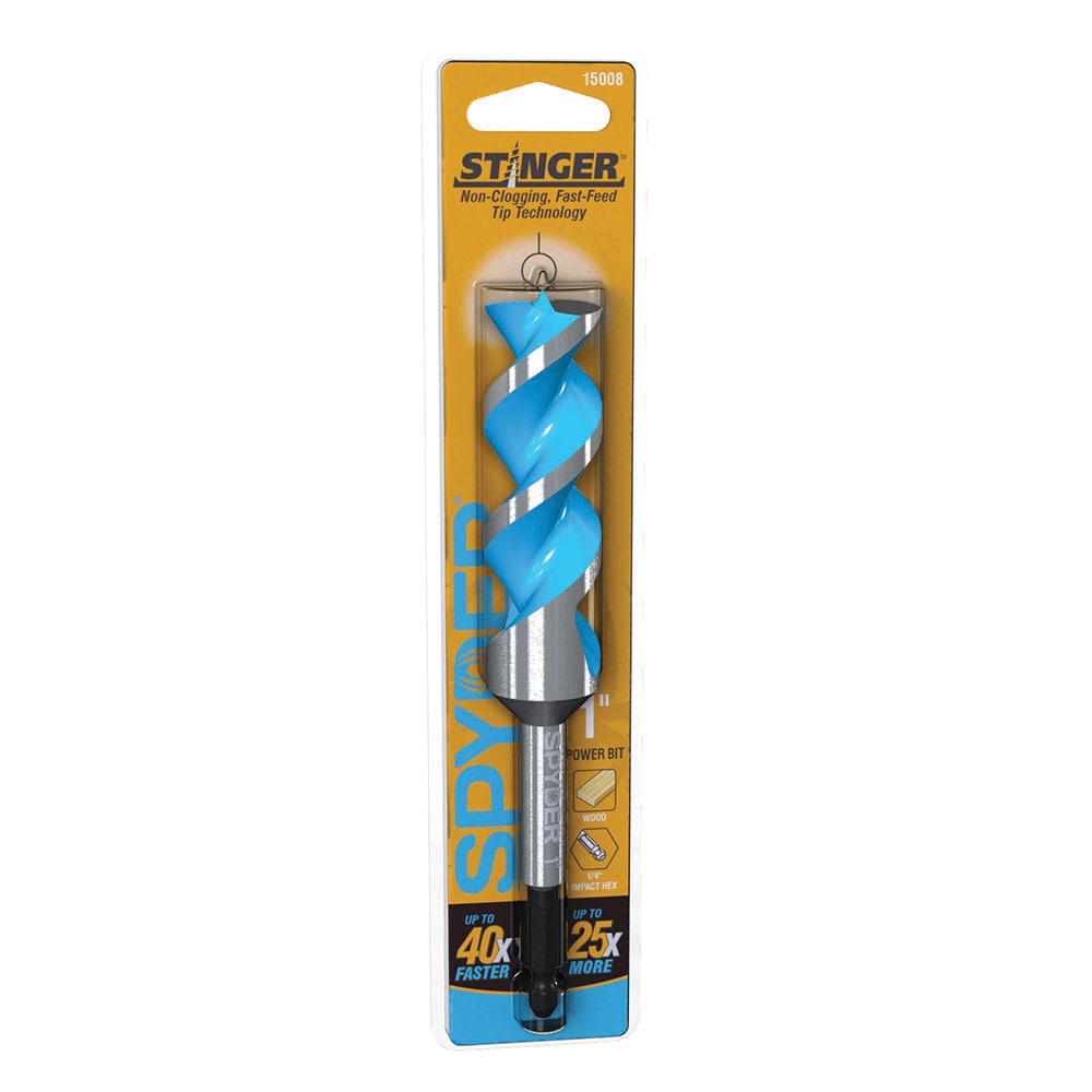 Stinger Power Bit 1-in x 6-1/2-in Woodboring Power Bit Drill Bit 15008