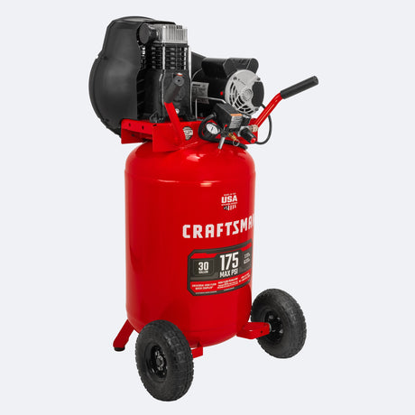 30-Gallon Portable Electric 175 PSI Vertical Air Compressor CMXECXM301