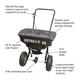 85-lb Hot shot 85 Broadcast Salt Spreader 38115