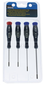 4-Piece Plastic Handle Phillips Screwdriver Set 36-249